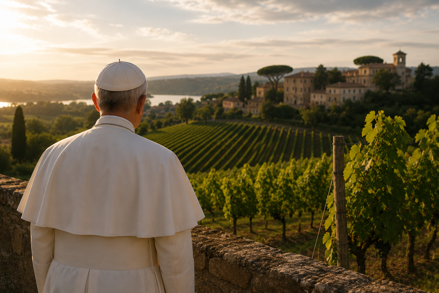 Primeiro vinho do vinhedo do Papa gera 5 mil garrafas na Itália