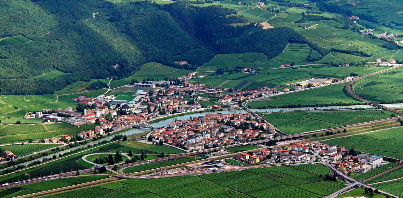 Vale do rio Ádige, no Trentino