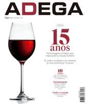 Capa Revista Revista ADEGA 180 - 15 anos
